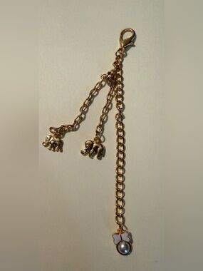 Gold Elephant Charm